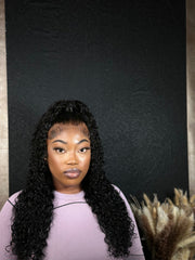 HD Frontal Wig Brazilian Curly