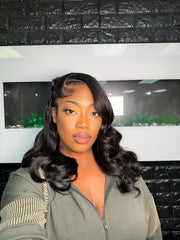 Transparent Frontal Wig Brazilian Bodywave