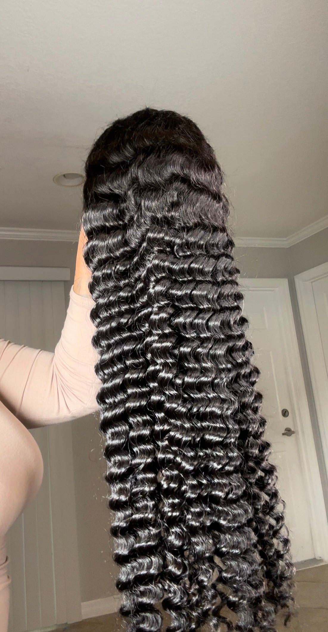 HD Frontal Wig Brazilian Deep Wave