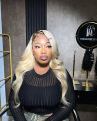 HD Brazilian Blonde Frontal Wig Bodywave