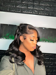 Transparent Frontal Wig Brazilian Bodywave