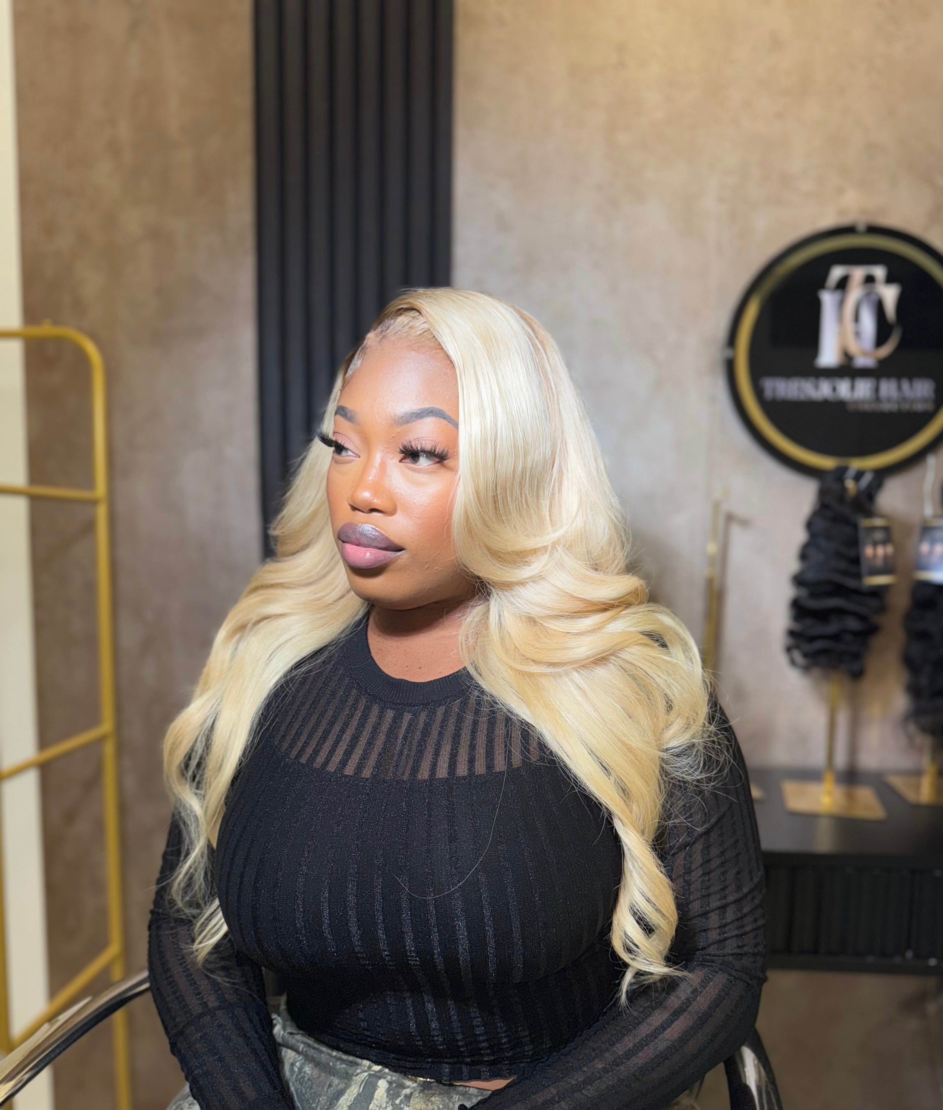 HD Brazilian Blonde Frontal Wig Bodywave