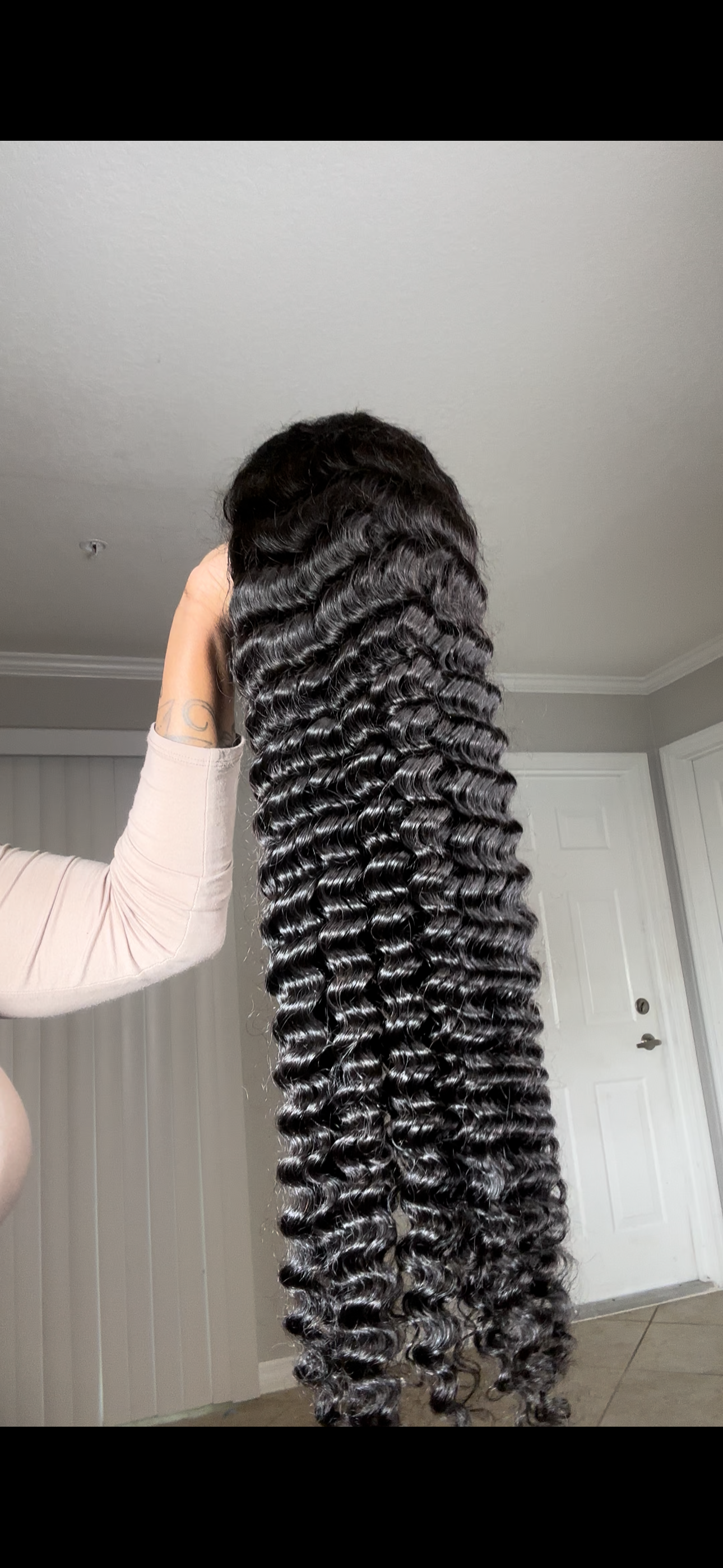 HD Frontal Wig Brazilian Deep Wave