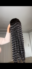 HD Frontal Wig Brazilian Deep Wave