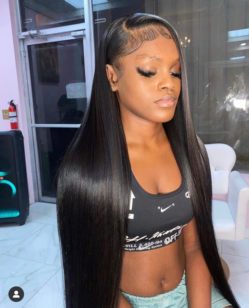 HD Frontal Brazilian Straight